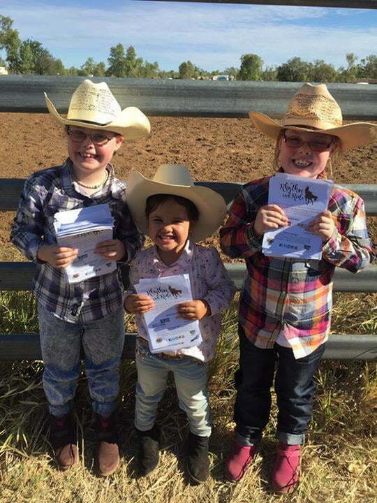 little cowgirls shot to go on goals page under the two boys carrying the bag
